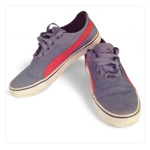 PUMA classic canvas shoes (Size 3)